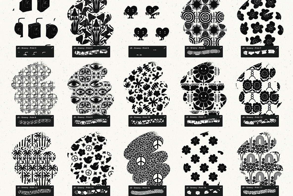 Pattern Brushes For Procreate Vol 1 9