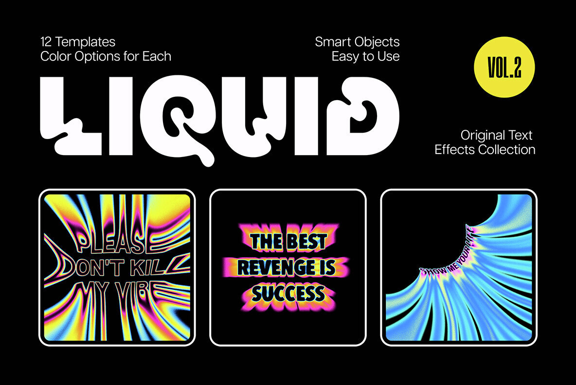Liquid Text Effects Vol 2 1