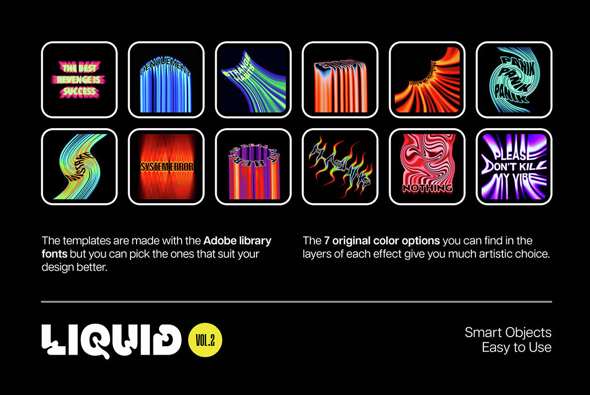 Liquid Text Effects Vol 2 2