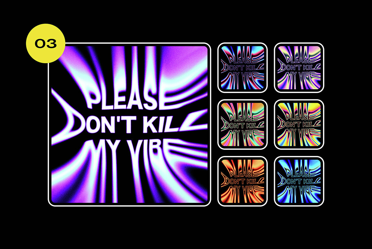 Liquid Text Effects Vol 2 7