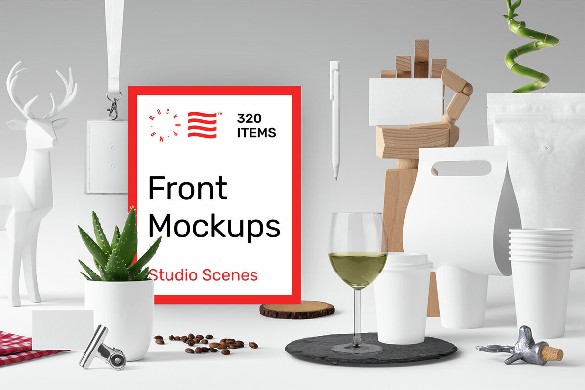 Front View Mockups   Studio Scenes 1