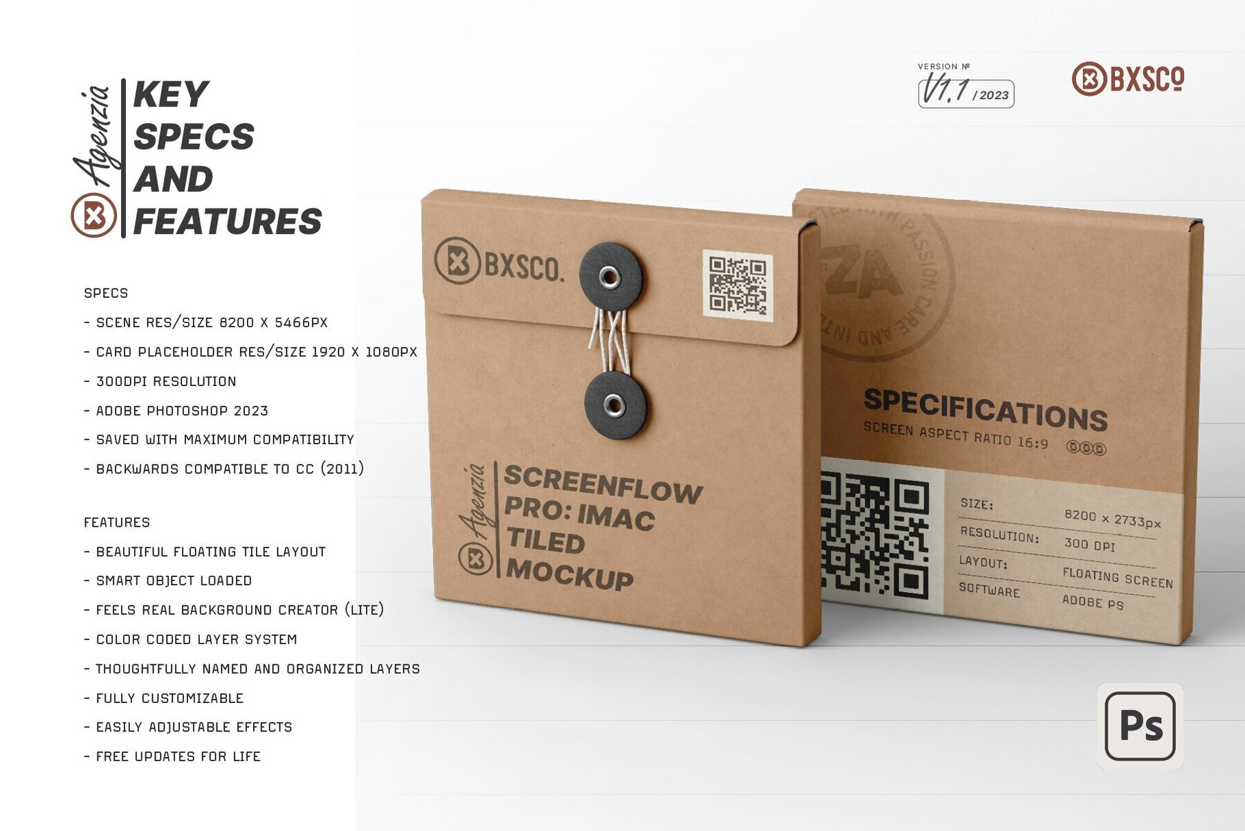 ScreenFlow Pro iMac Tiled Mockup 3