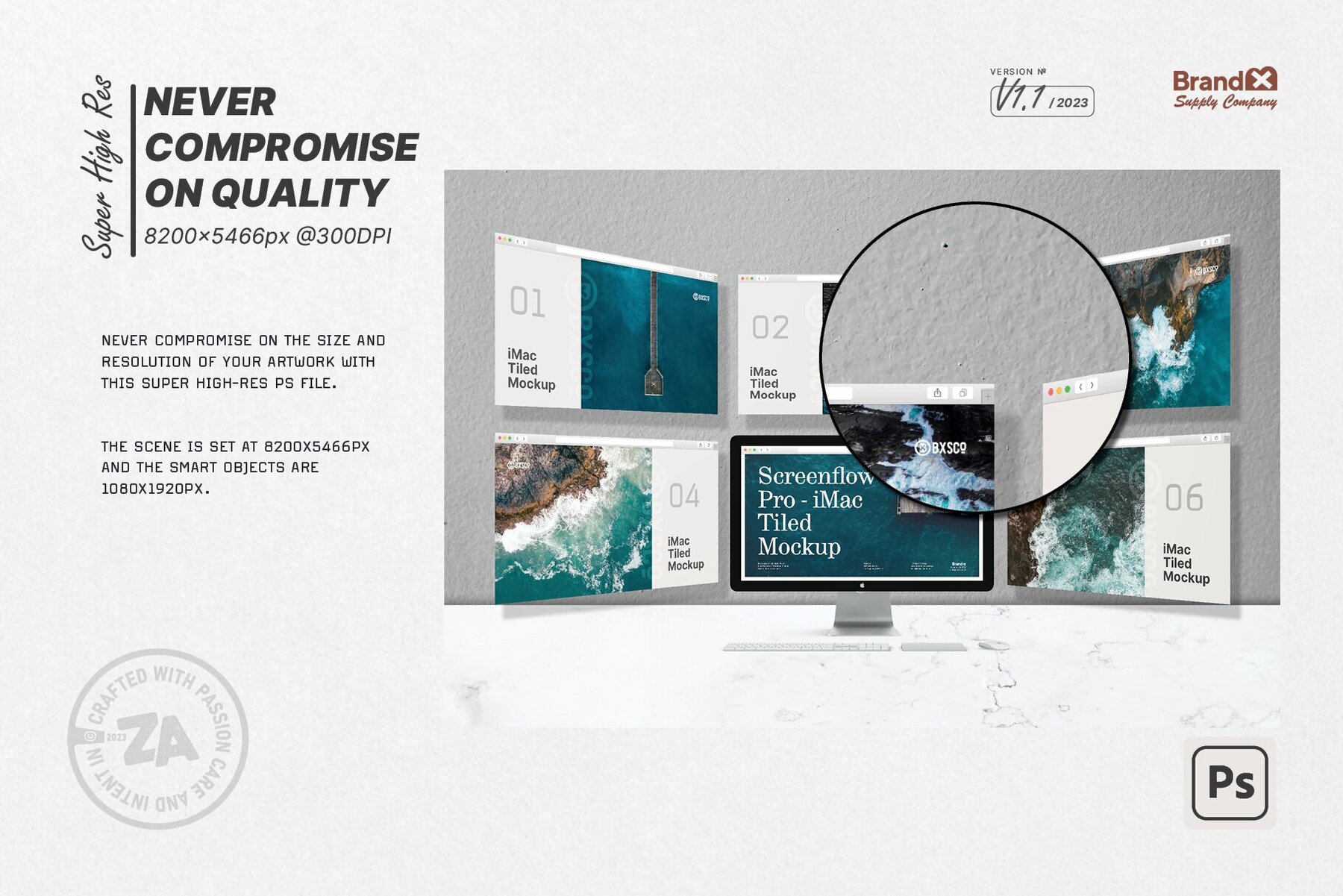 ScreenFlow Pro iMac Tiled Mockup 10