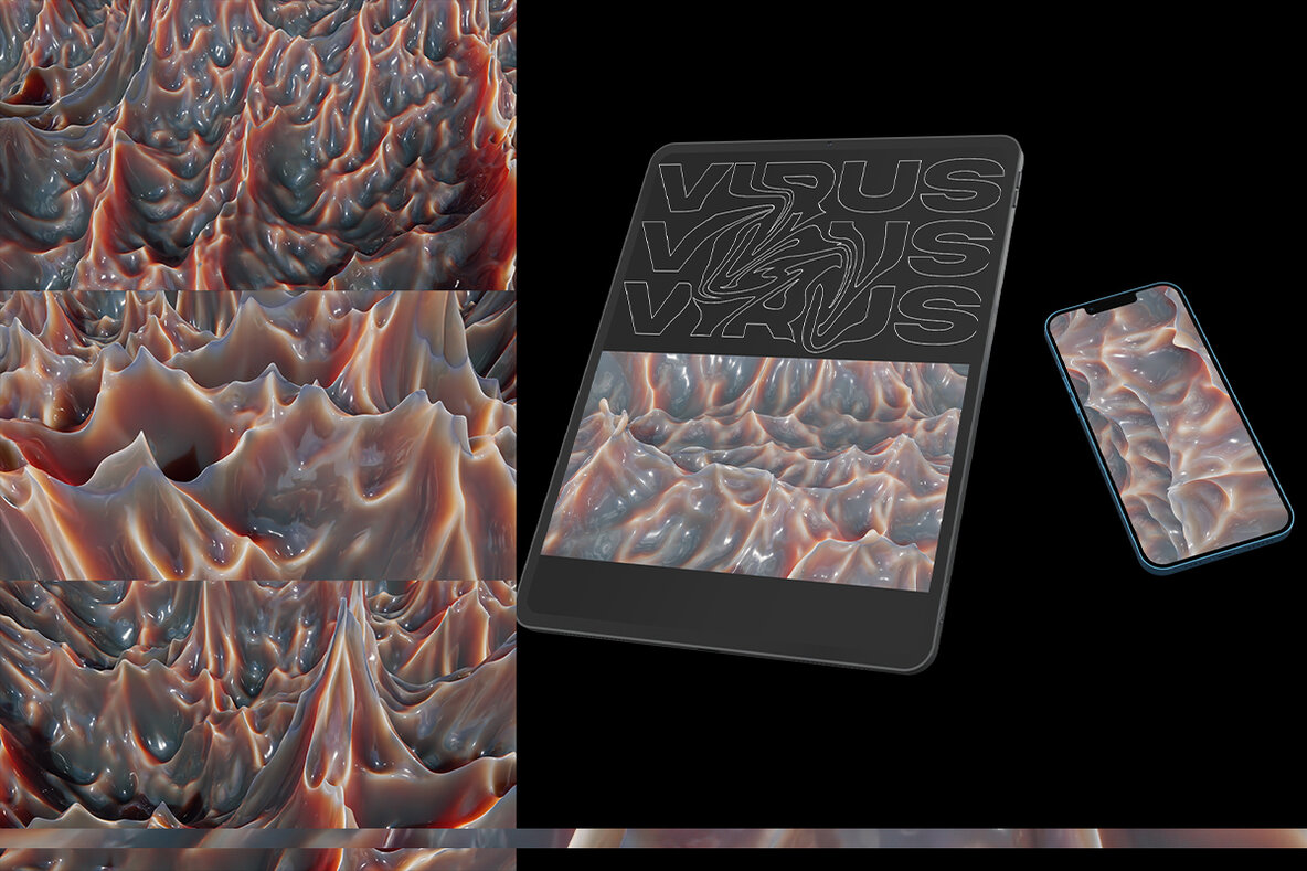 Liquid Virus   3D Textures 4