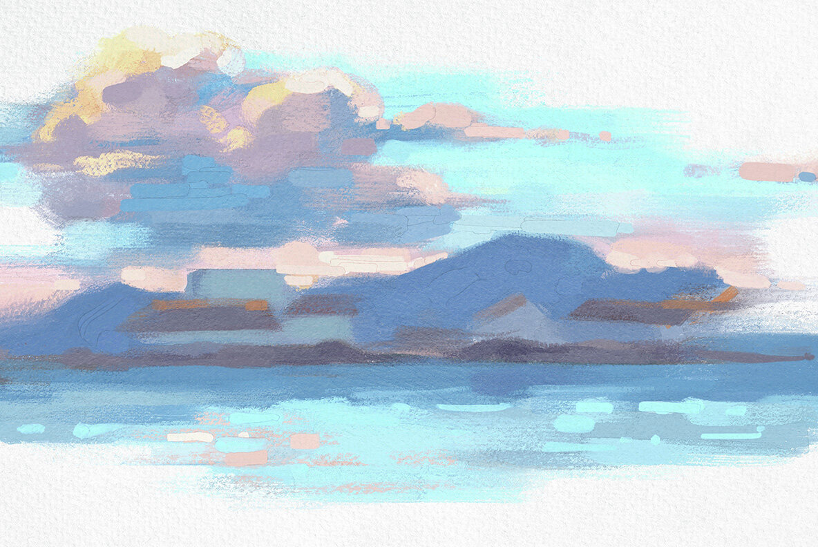 Photoshop Gouache Brushes Collection 8