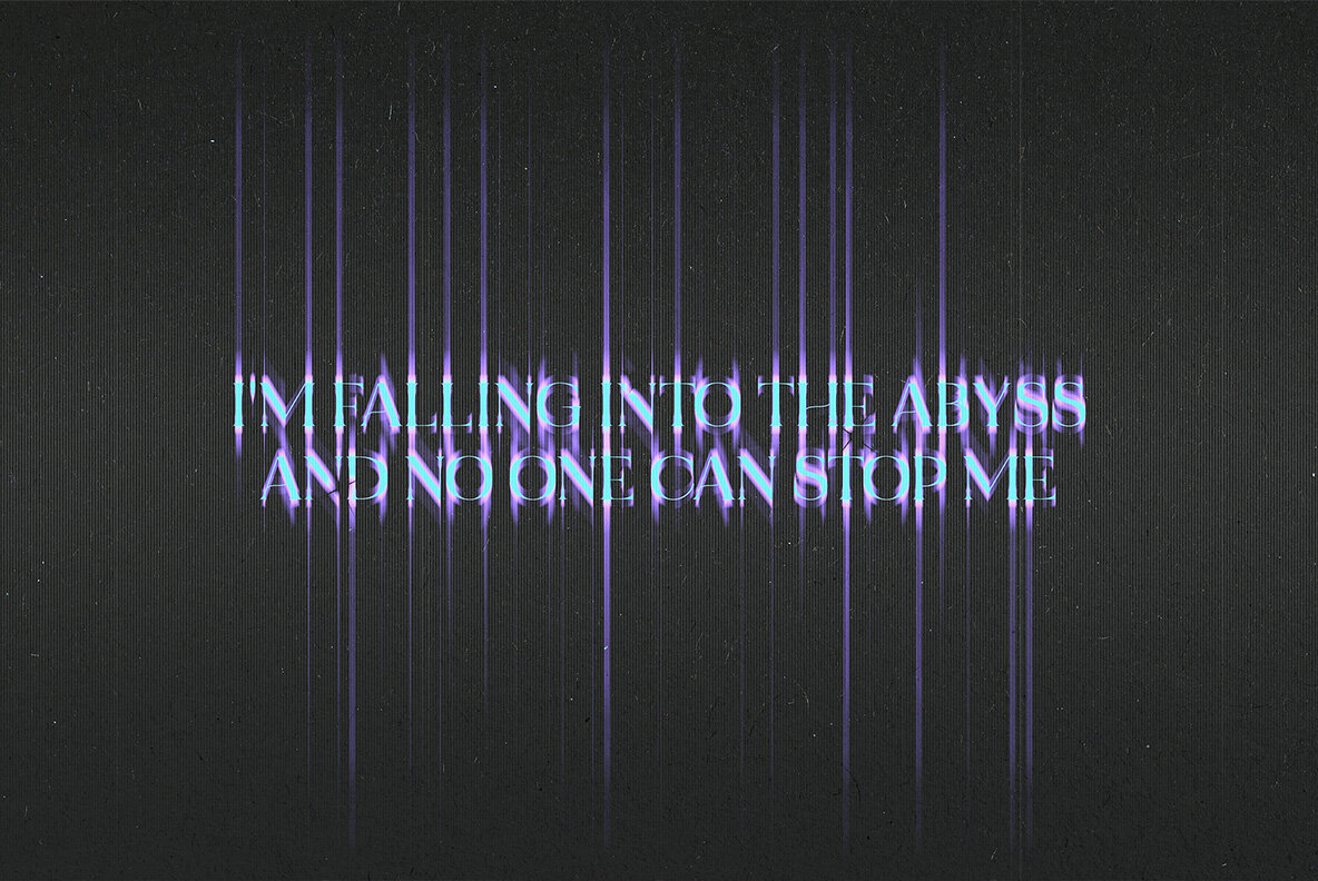 Obsess Distortion Photoshop Text Effect 5