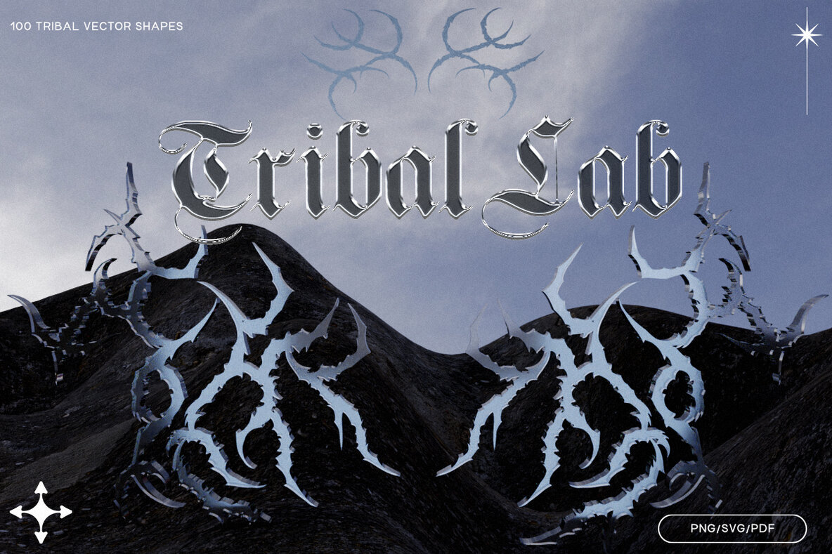 Tribal Lab   Vector Shapes 1