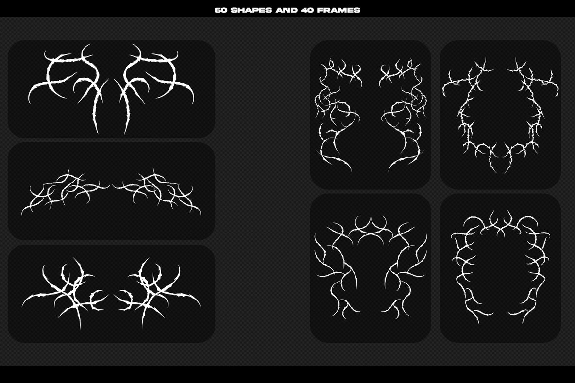 Tribal Lab   Vector Shapes 5