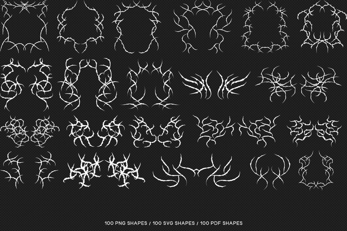 Tribal Lab   Vector Shapes 7