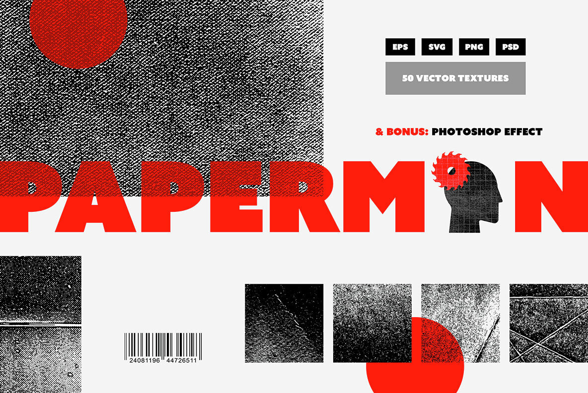 Paperman Halftone Textures 1