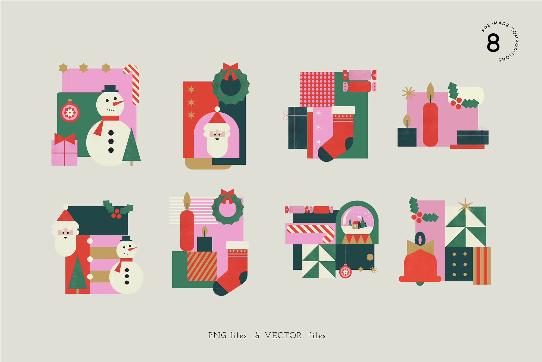 Verry Merry Christmas Illustrations 4