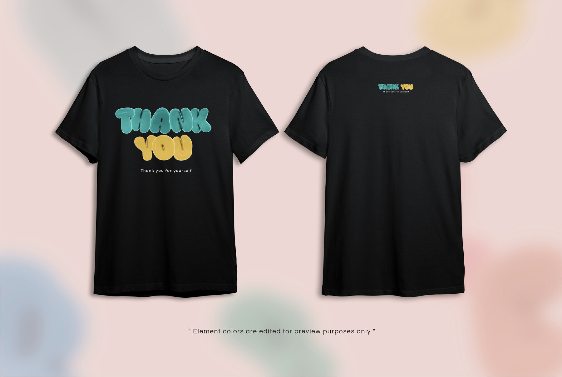 Bubble typography elements 4