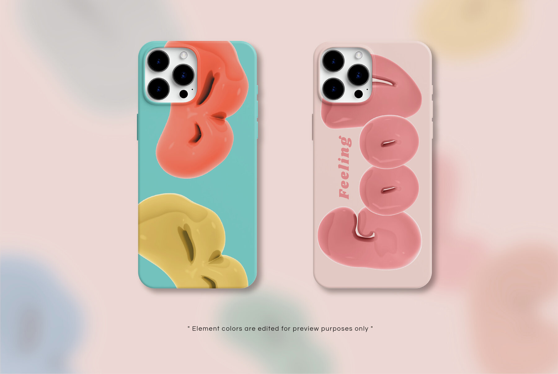 Bubble typography elements 5