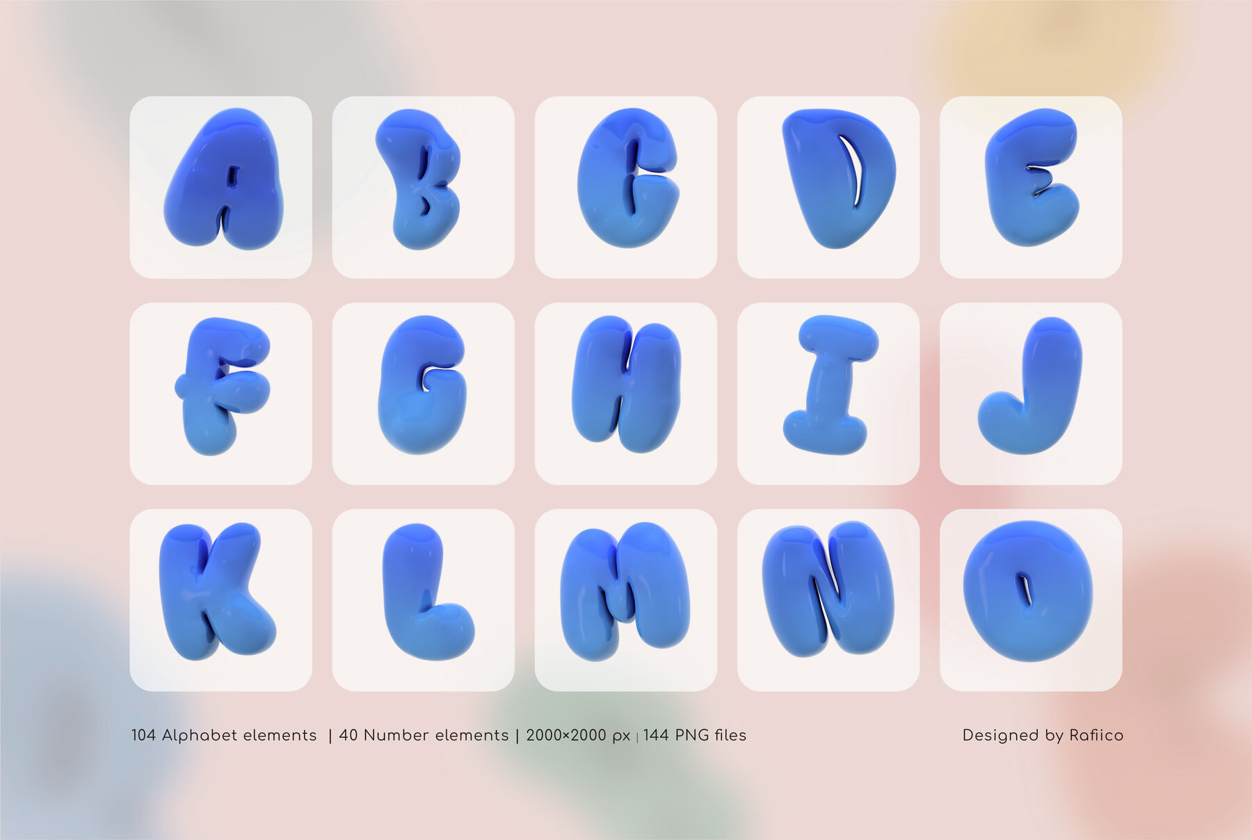 Bubble typography elements 7