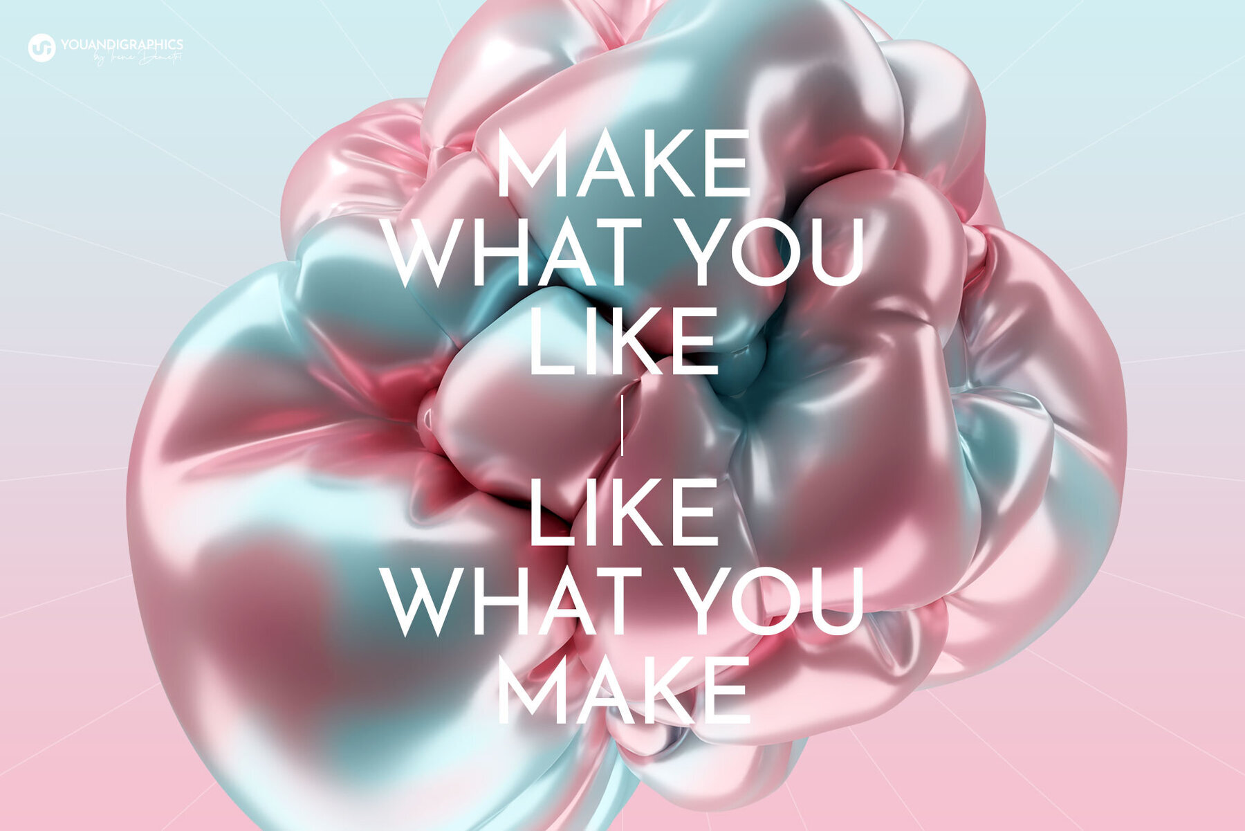 Abstract Inflated 3D Objects 2