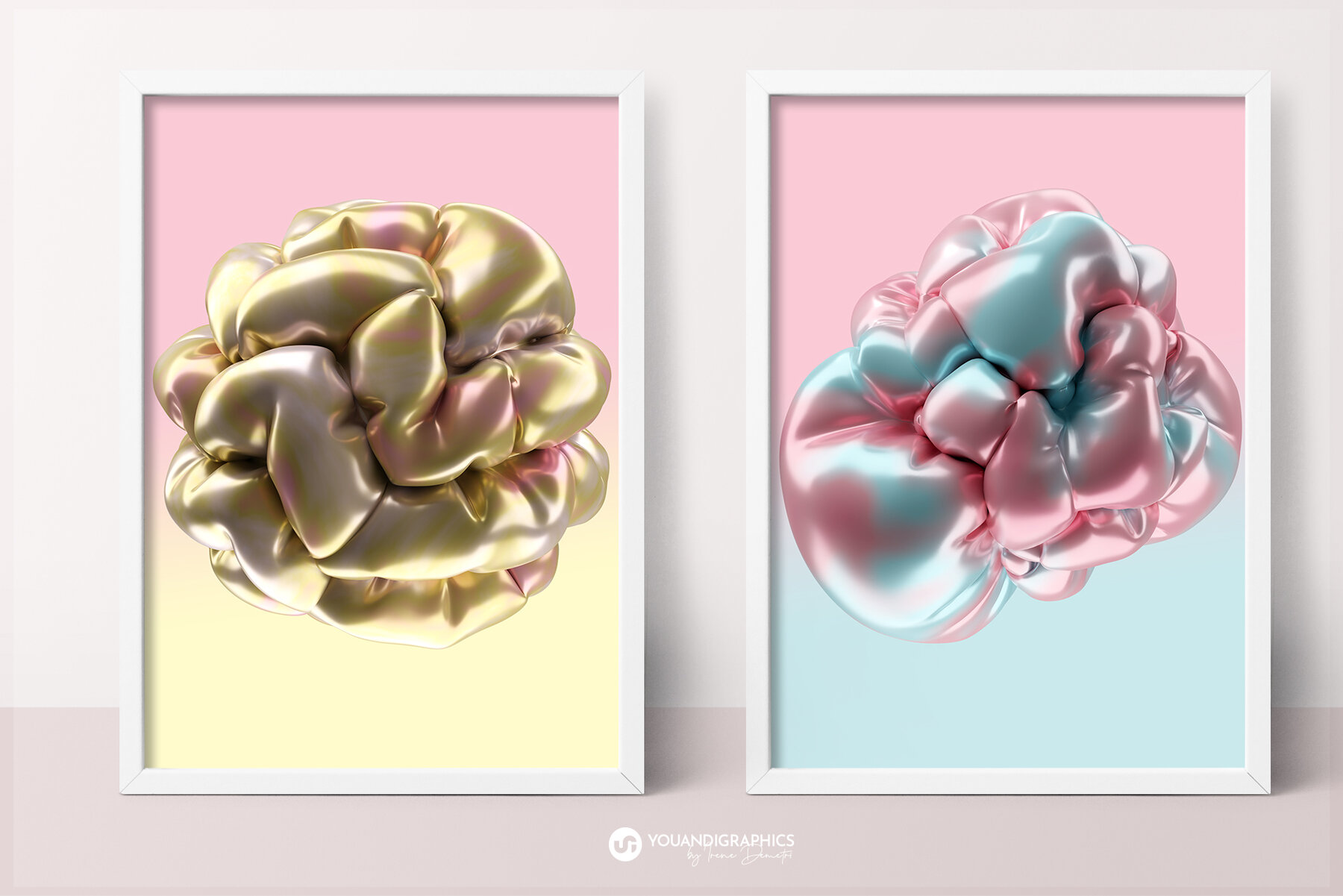 Abstract Inflated 3D Objects 7