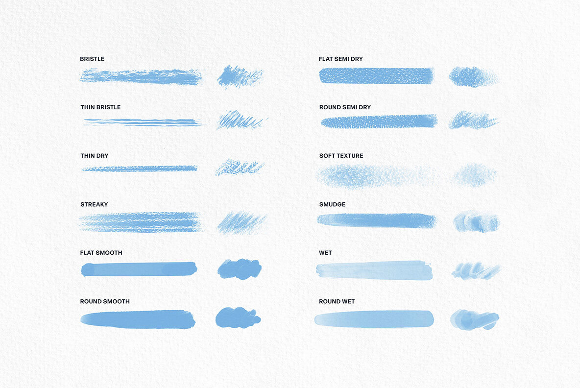 Affinity Gouache Brushes Collection 2
