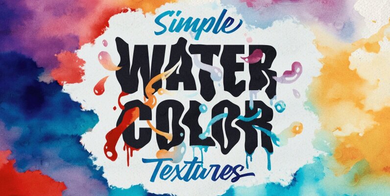 Simple Watercolor Textures