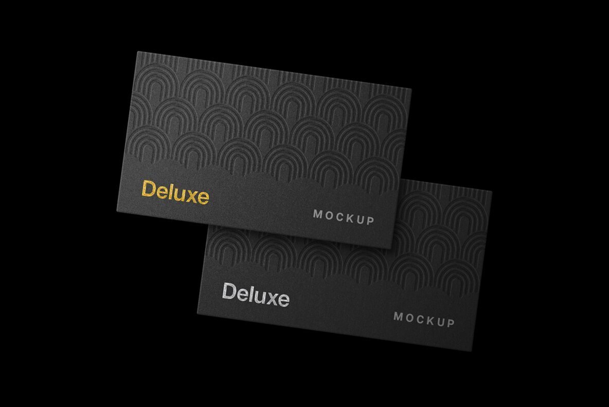 Deluxe Business Card Mockups 1