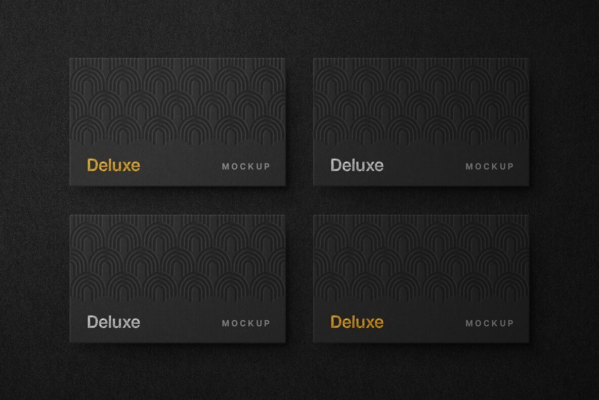 Deluxe Business Card Mockups 3