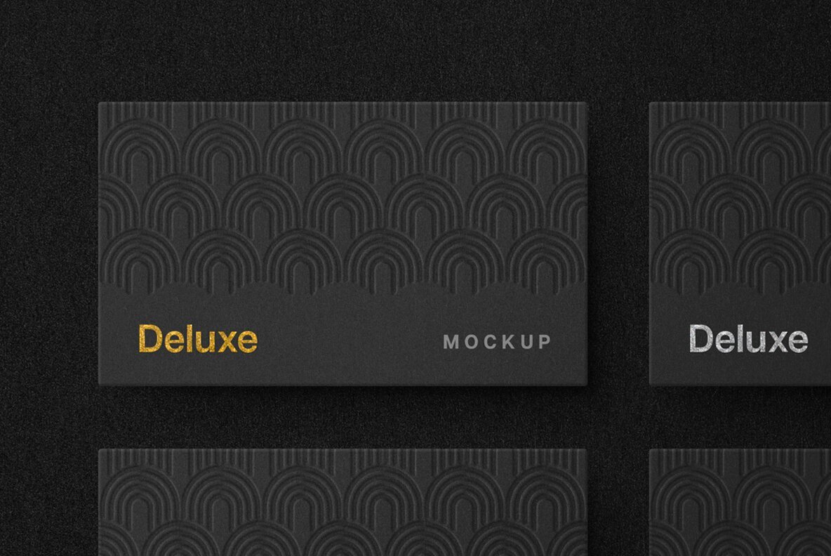 Deluxe Business Card Mockups 6