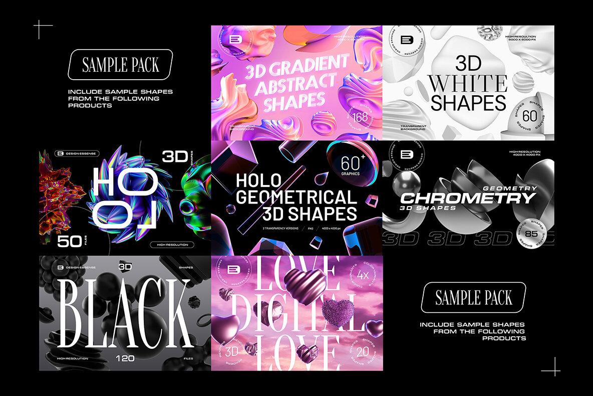 3D SAMPLE PACK 9