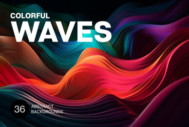 Abstract Waves Backgrounds