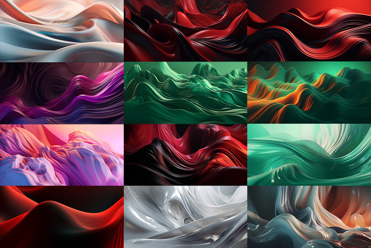 Abstract Waves Backgrounds 7