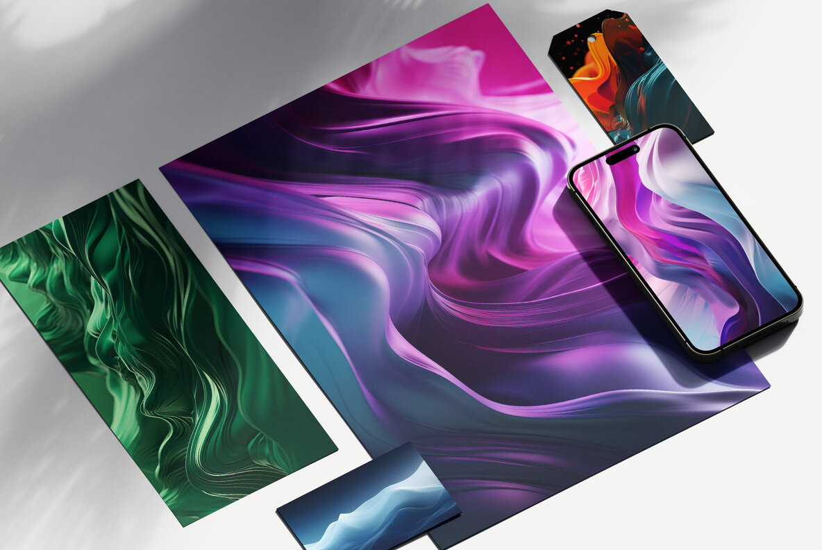 Abstract Waves Backgrounds 9