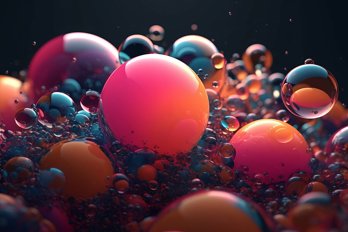 Abstract Bubbles Backgrounds 3
