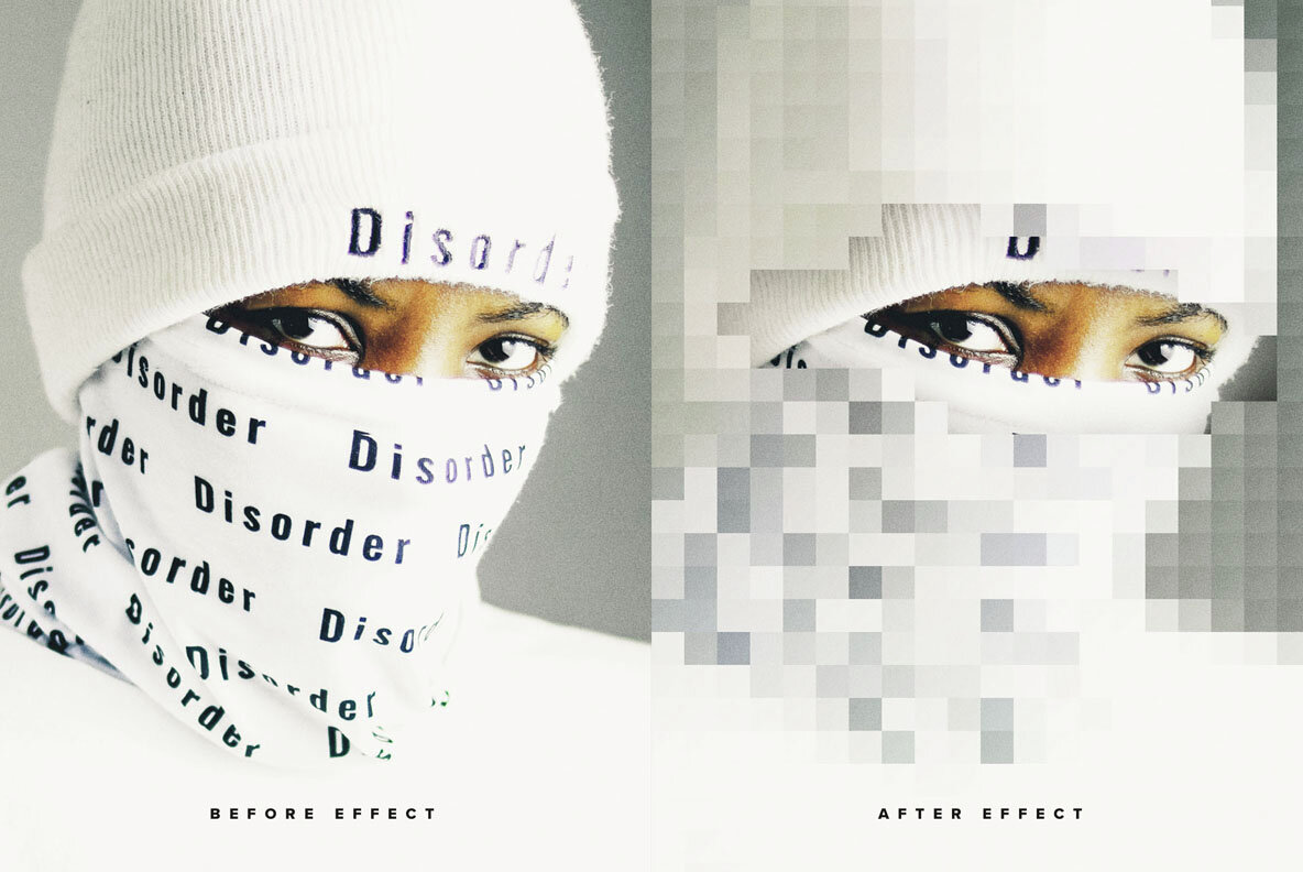 Classified Pixelated Photo Effects 5