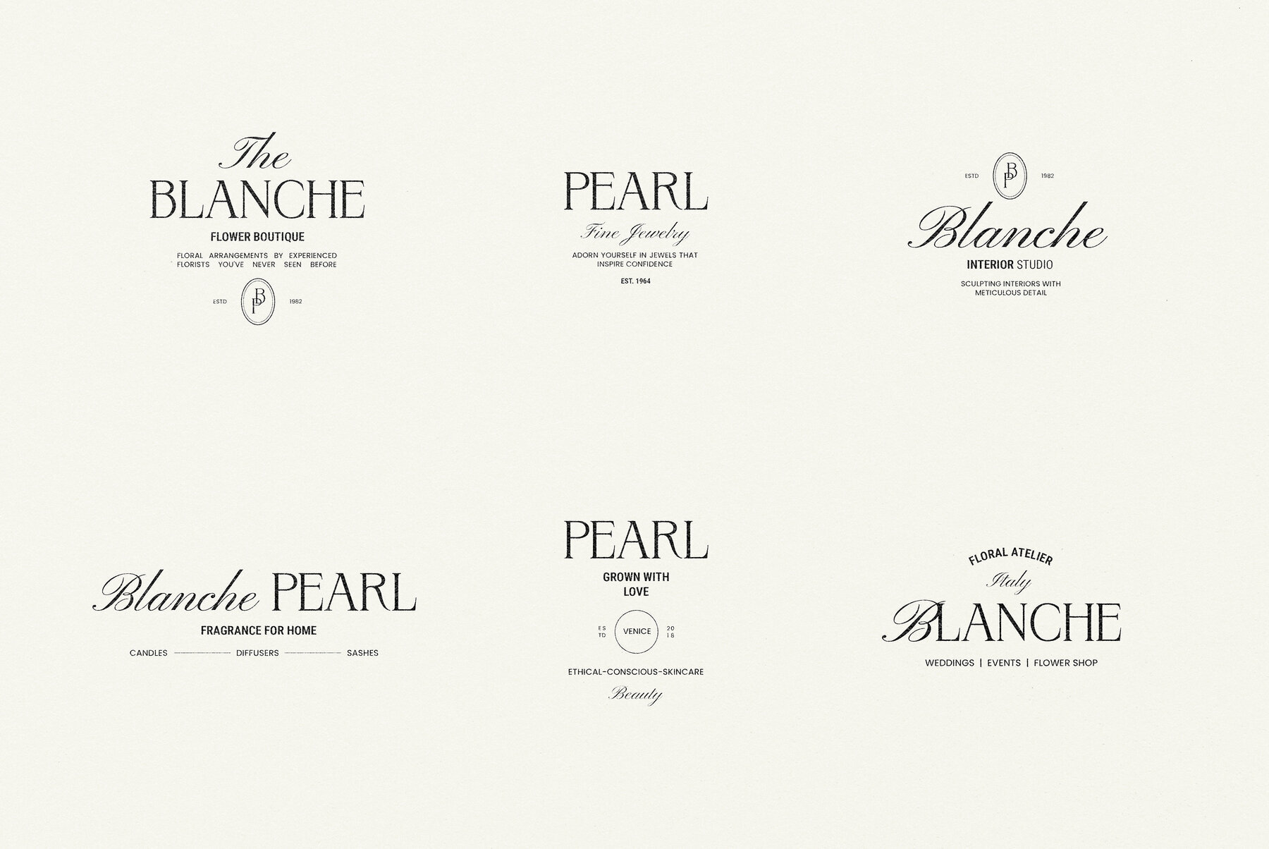 Blanche Minimalist Logo Kit Ai Eps Psd 2