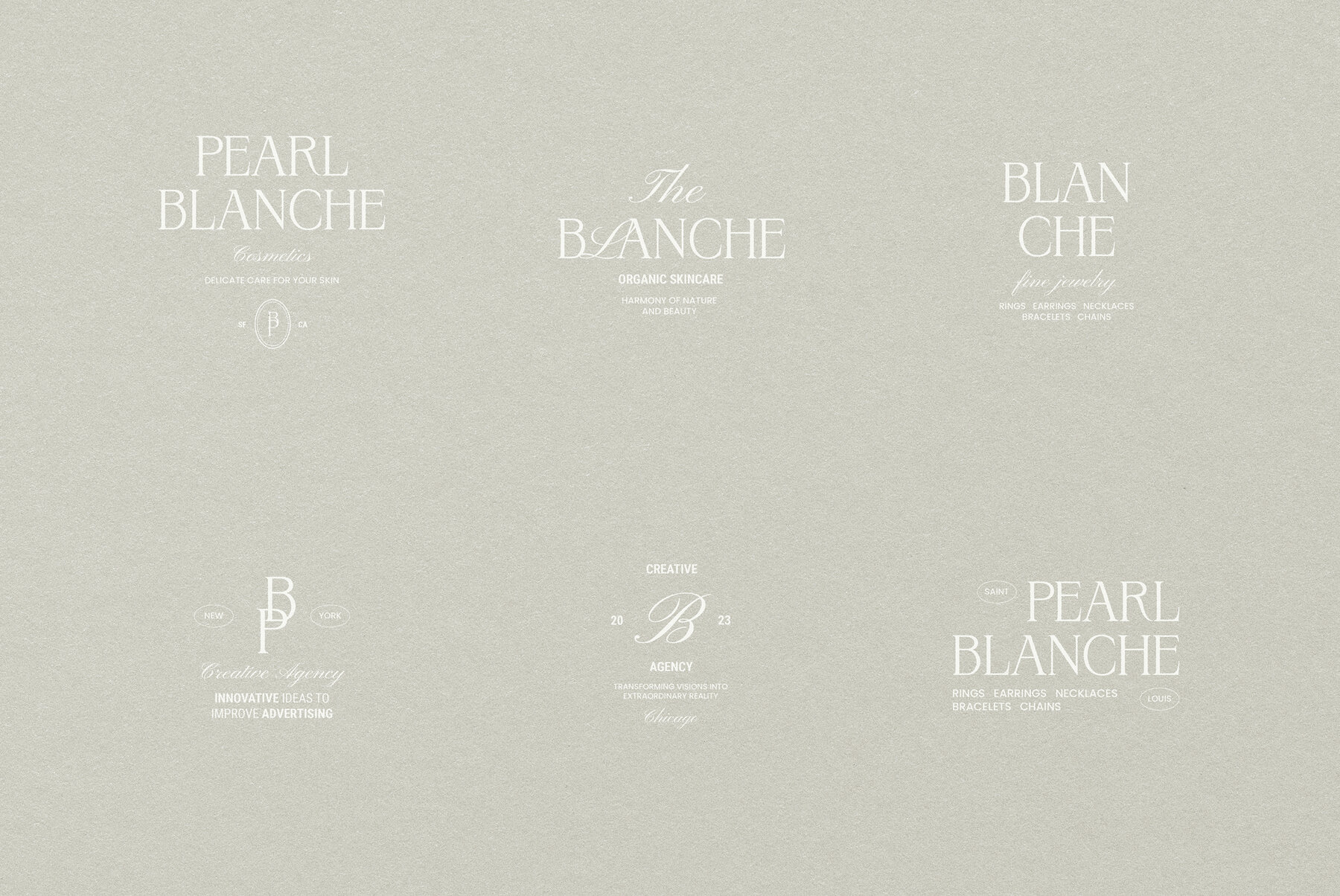 Blanche Minimalist Logo Kit Ai Eps Psd 4