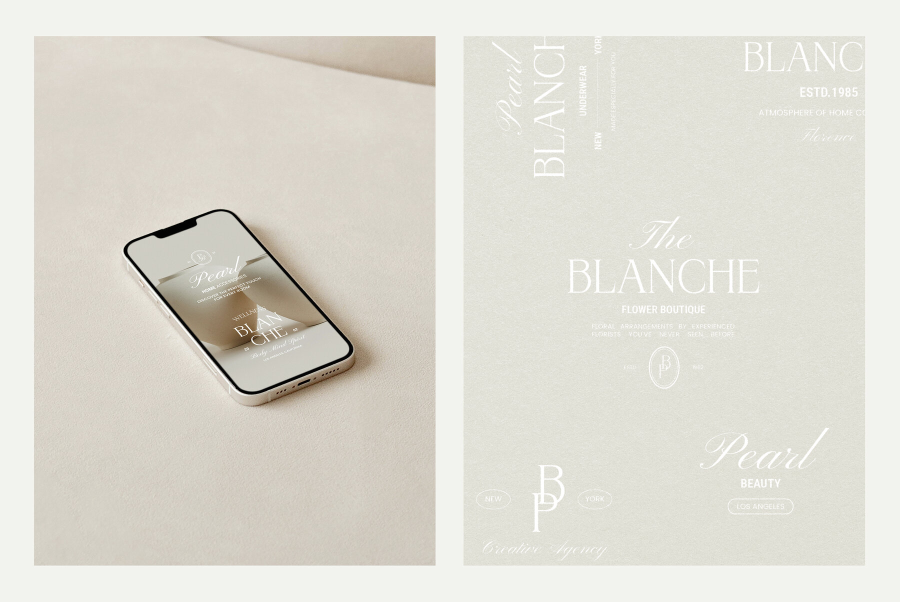 Blanche Minimalist Logo Kit Ai Eps Psd 5