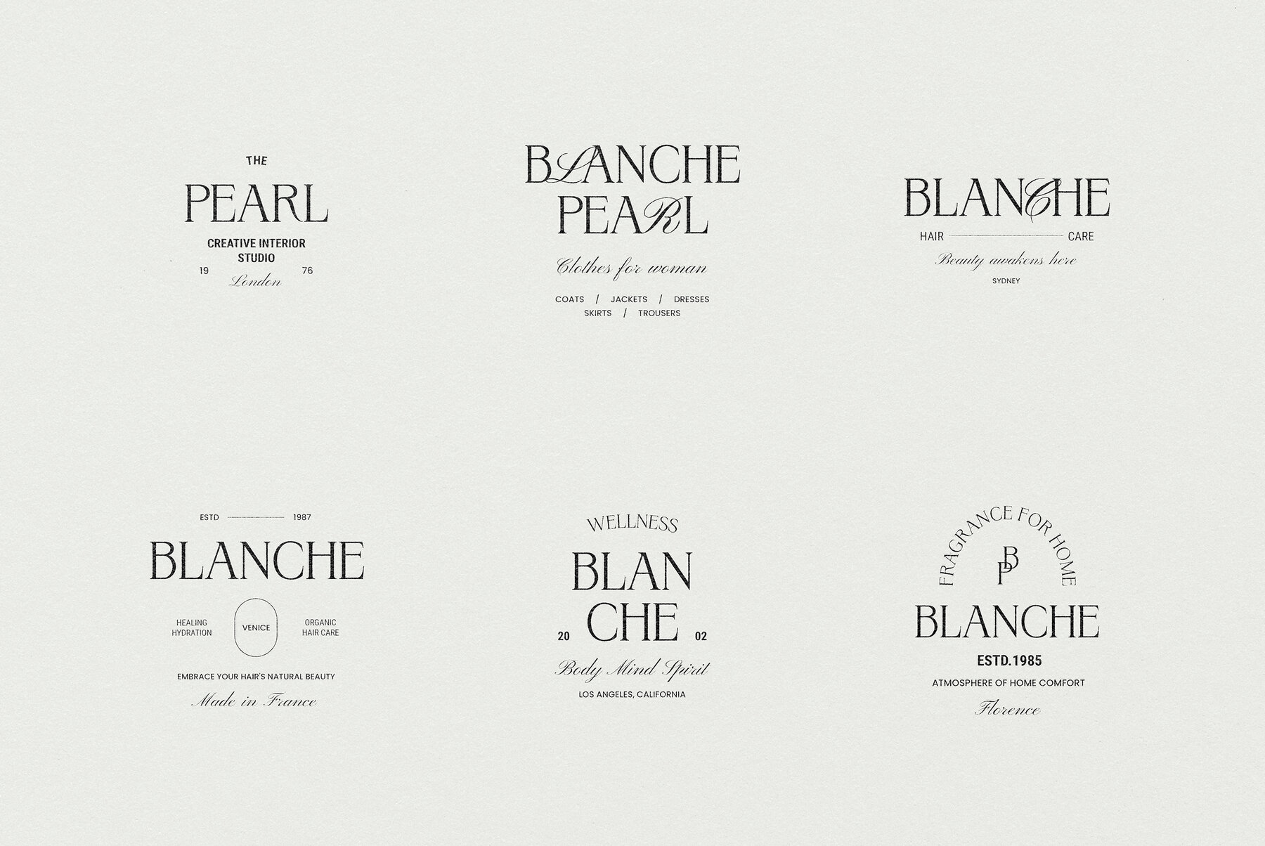 Blanche Minimalist Logo Kit Ai Eps Psd 6