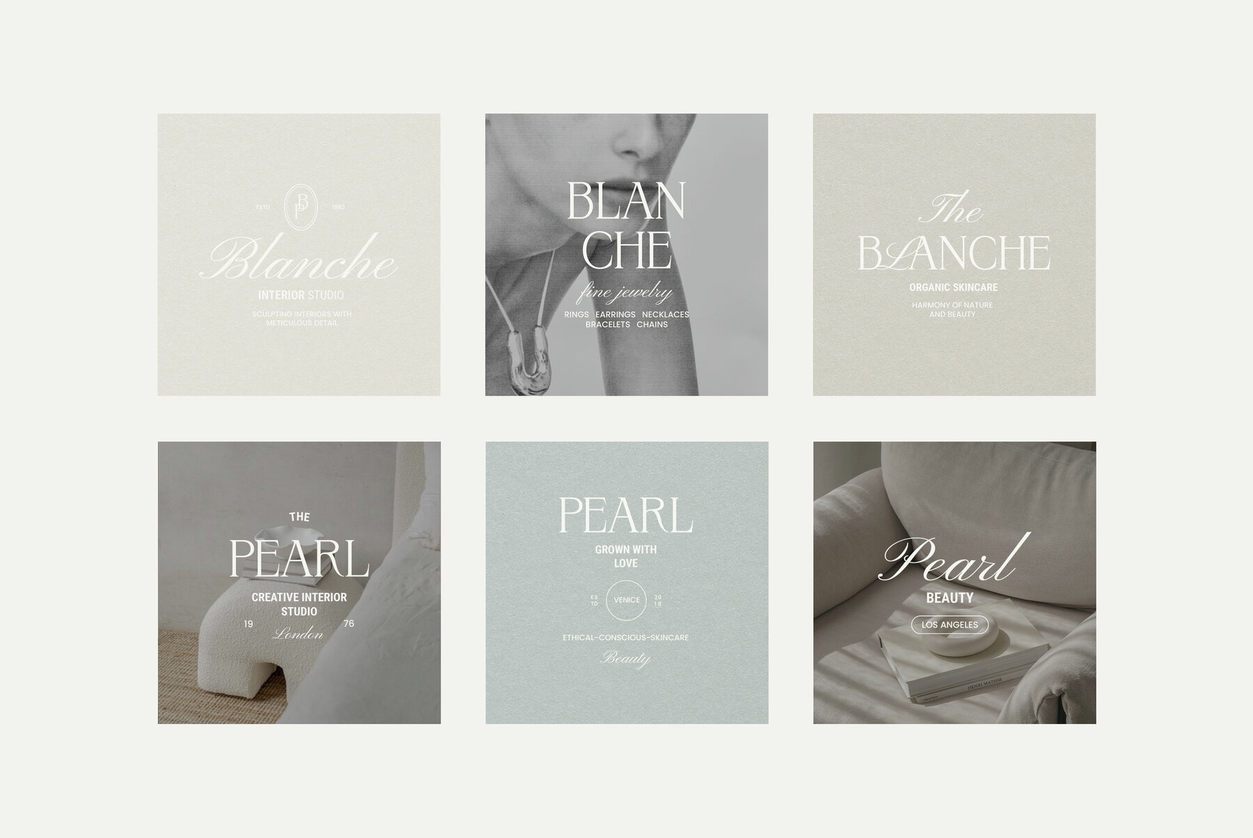 Blanche Minimalist Logo Kit Ai Eps Psd 7