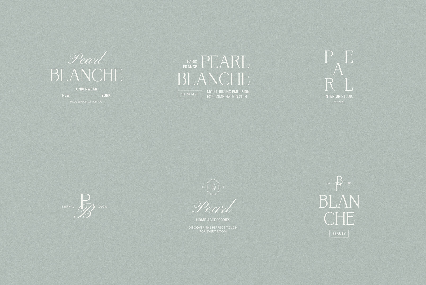 Blanche Minimalist Logo Kit Ai Eps Psd 8
