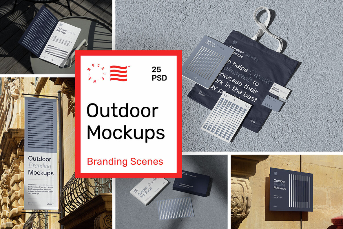 Outdoor Mockups   Branding Scenes 1
