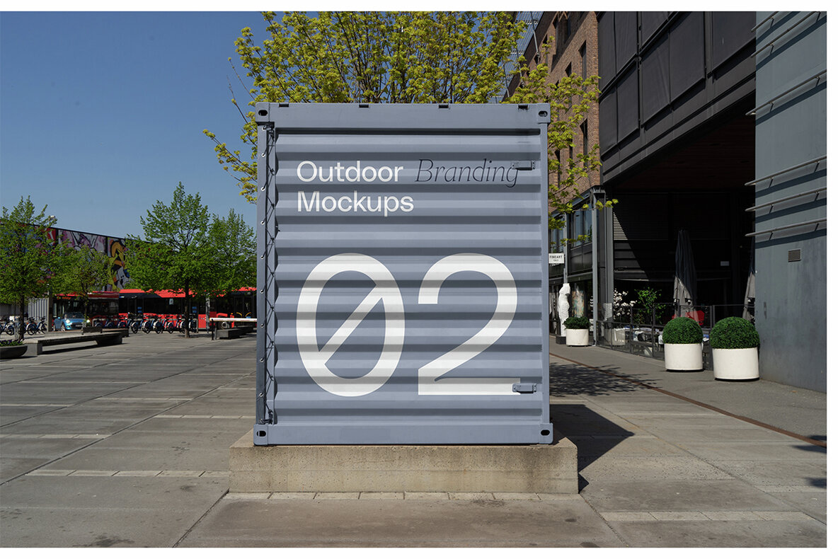 Outdoor Mockups   Branding Scenes 16