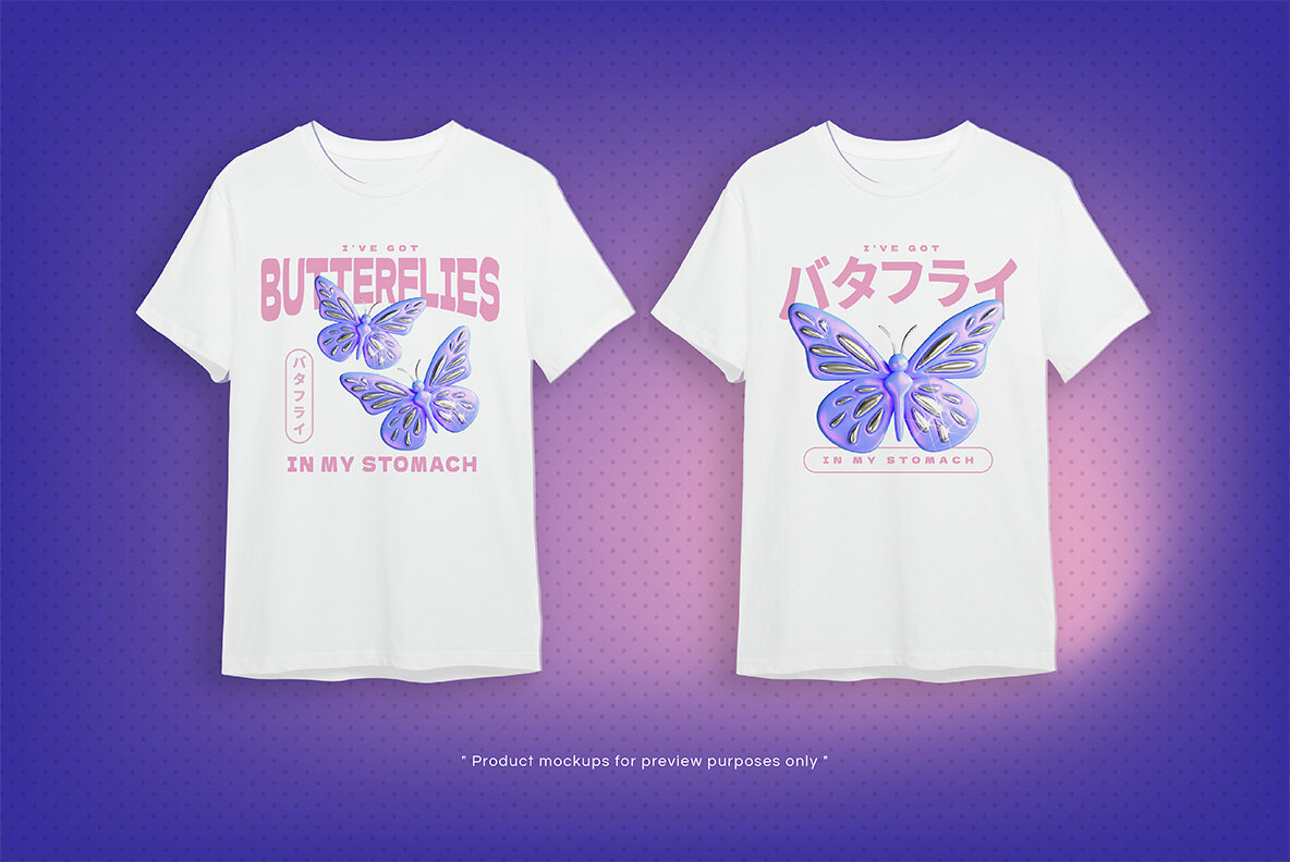 Y2K Holographic Elements 3D 4