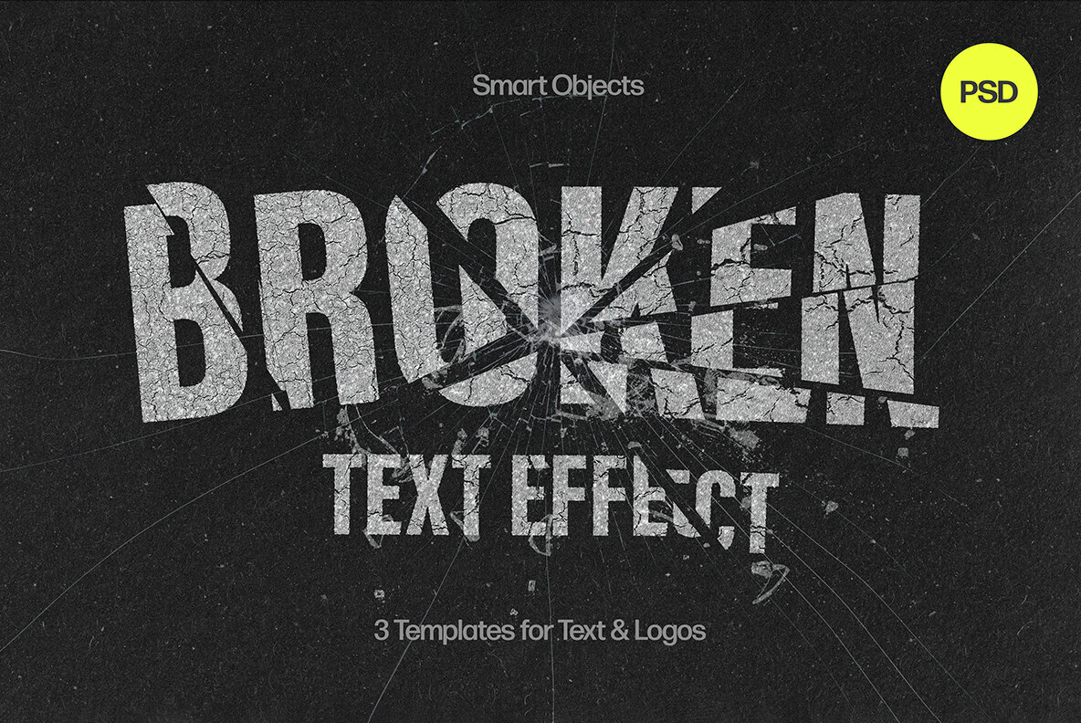 Broken Text Effect 1