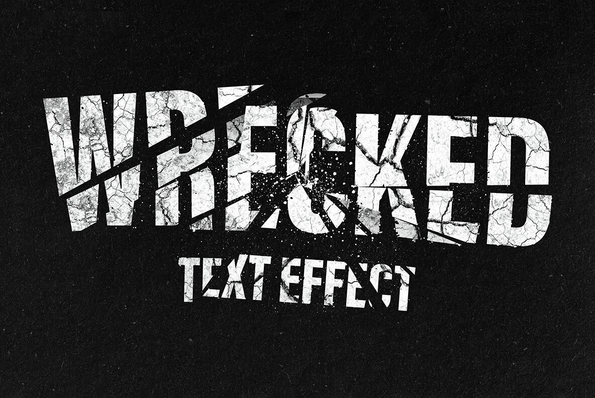 Broken Text Effect 2
