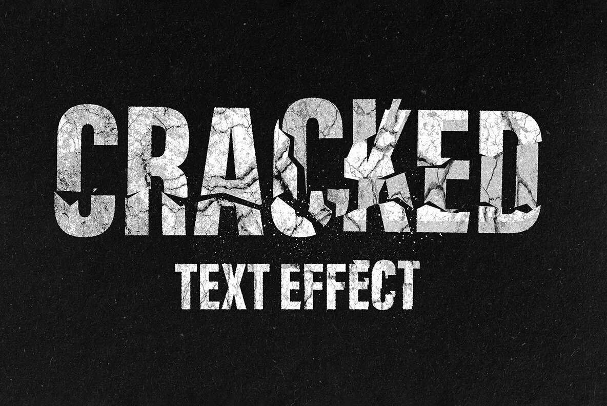 Broken Text Effect 3