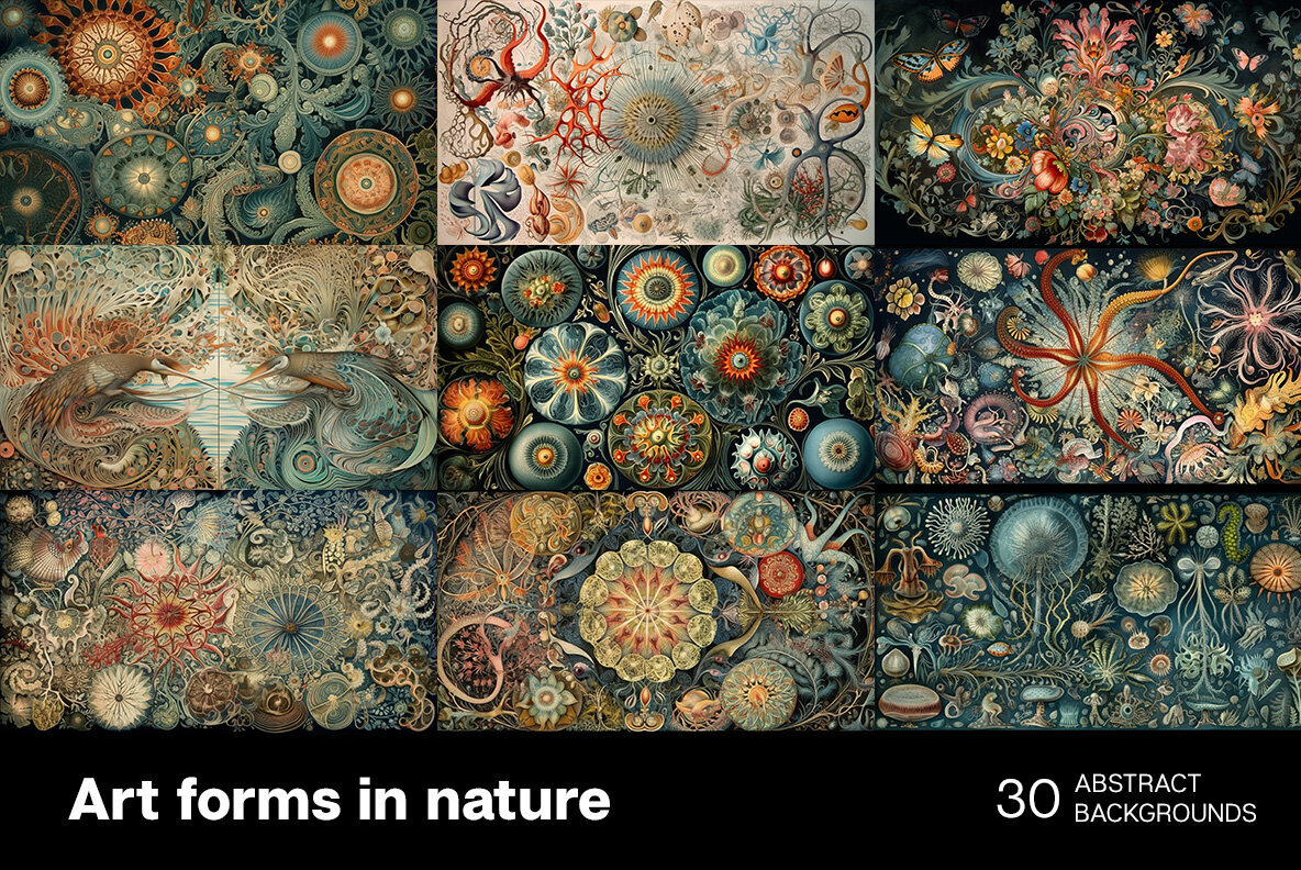 Art forms in nature Backgrounds 2