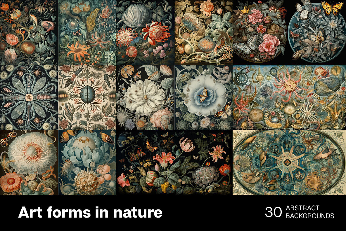 Art forms in nature Backgrounds 3