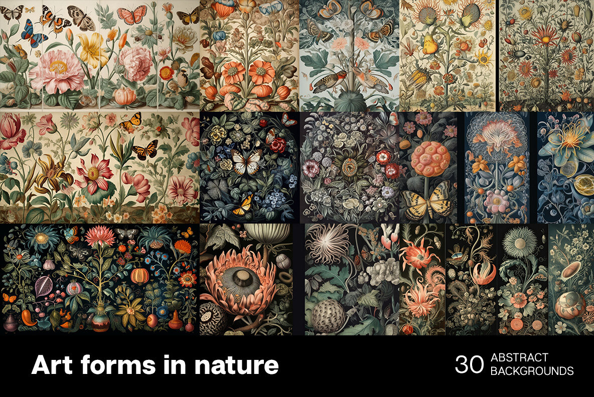 Art forms in nature Backgrounds 4