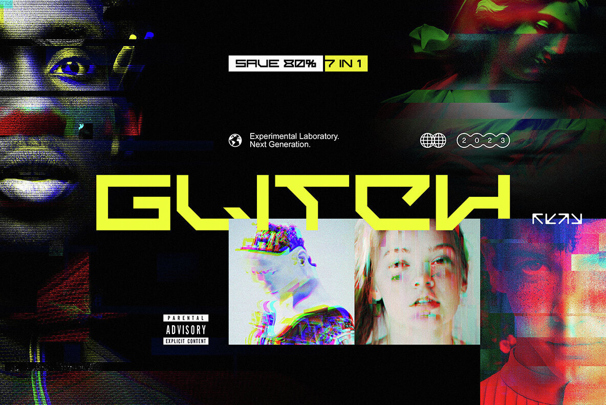 Glitch Effects Bundle 1