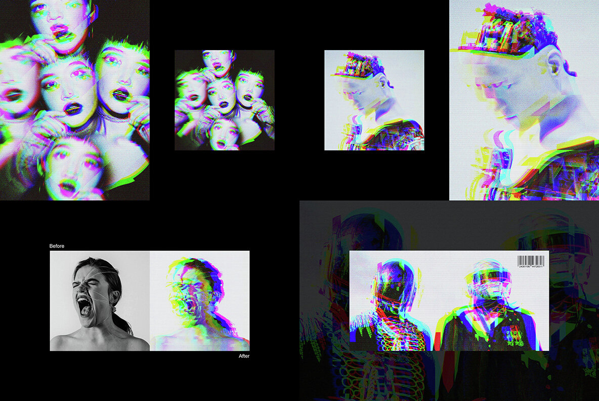 Glitch Effects Bundle 6