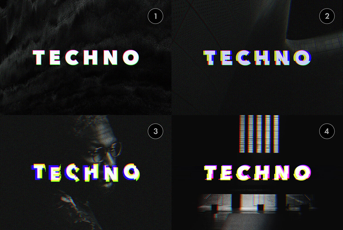 Glitch Effects Bundle 30