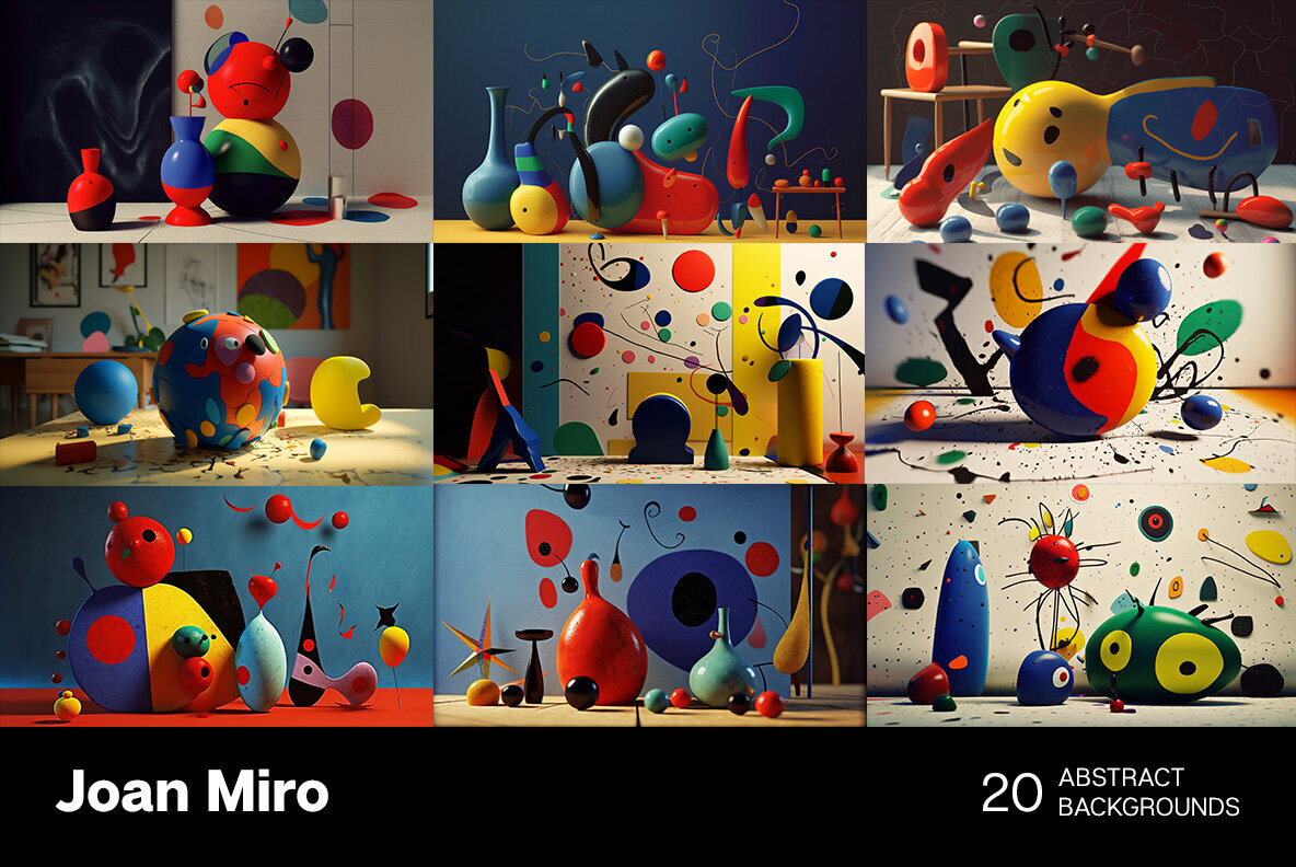Joan Miro  Backgrounds 2